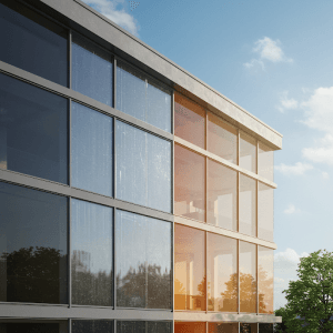 folie solara geamuri cladiri eficienta energetica chrome exterior